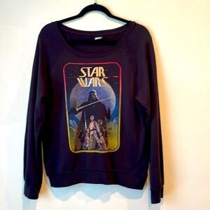 Star Wars Black Sweatshirt Women's L